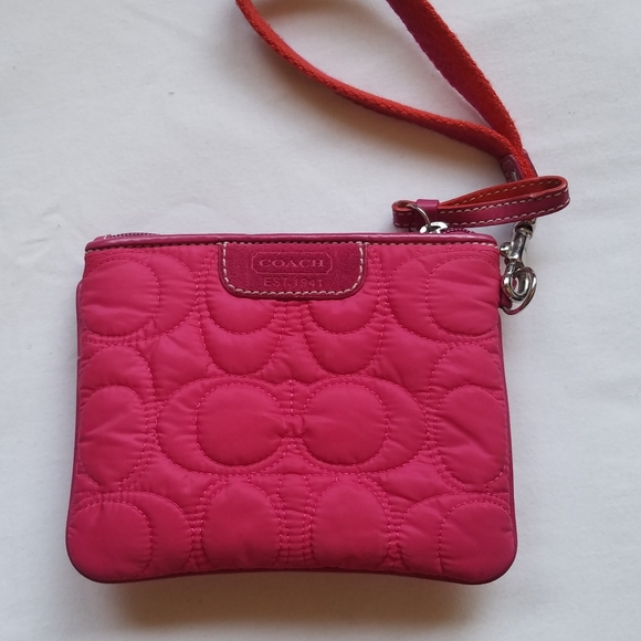 COACH Pink Wristlet - Picture 3 of 4